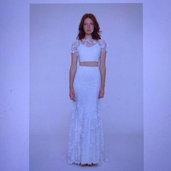 Two-Piece Mermaid Gown lace - Picture 9 of 14